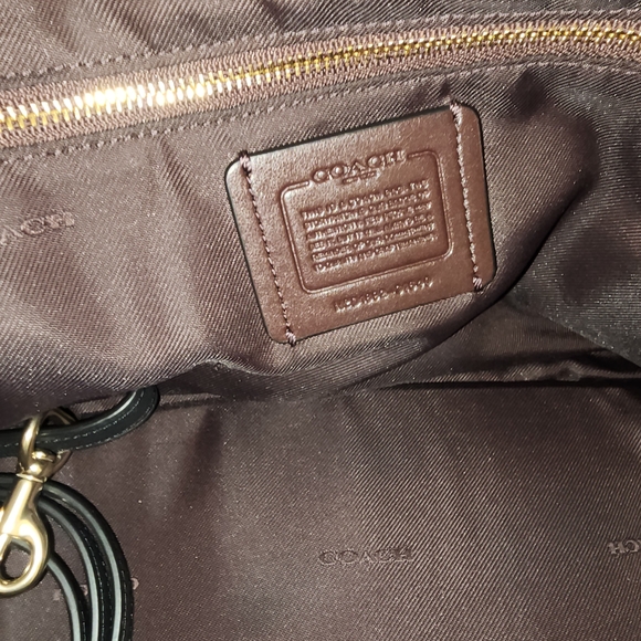 Coach Dreamer 31640 Elegant Black Leather Handbag - Picture 12 of 16